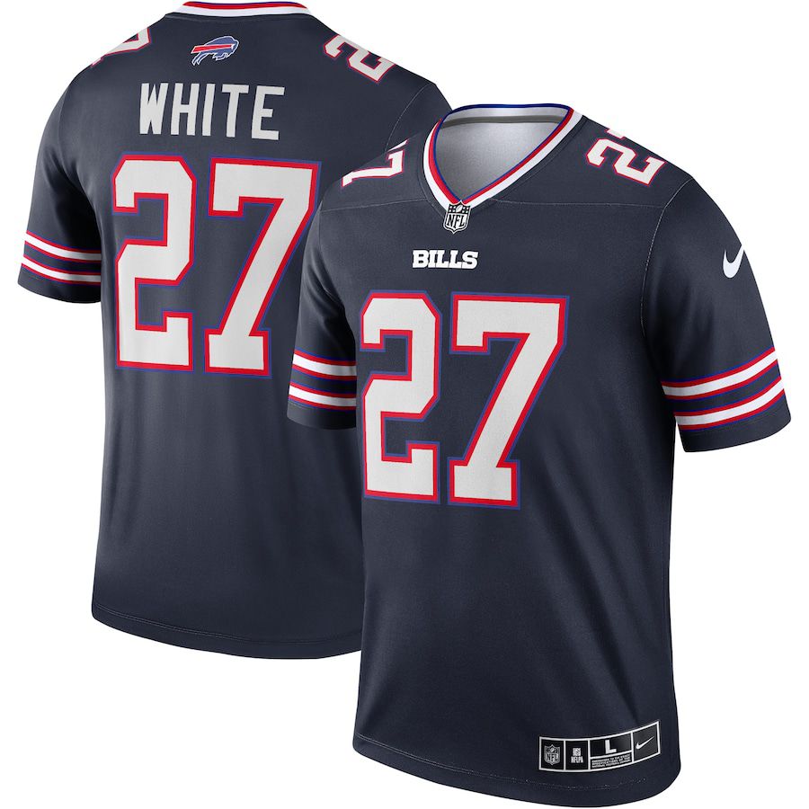 Men Buffalo Bills 27 Tre Davious White Nike Navy Game Player NFL Jersey